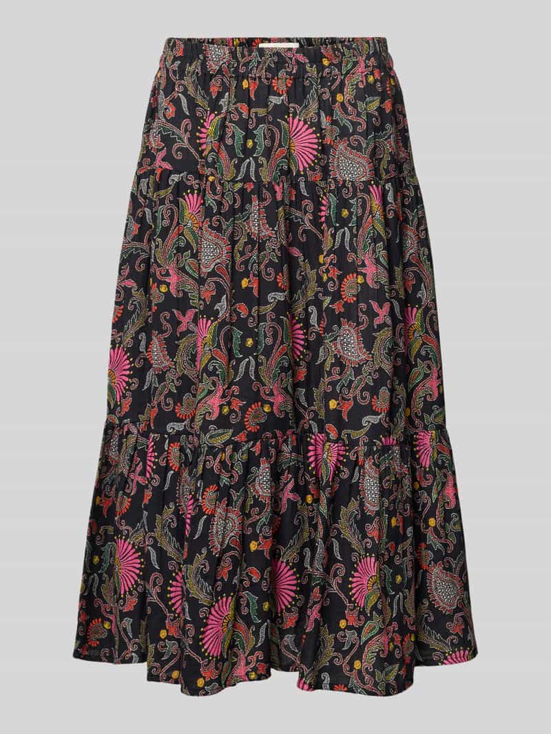 LOLLYS LAUNDRY Midirok in laagjeslook model 'Morning'