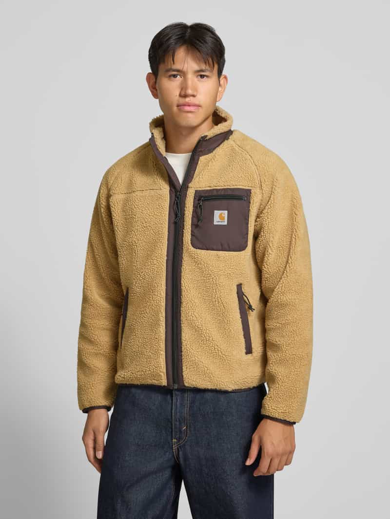 Carhartt Work In Progress Teddyjack met borstzak model 'PRENTIS LINER'