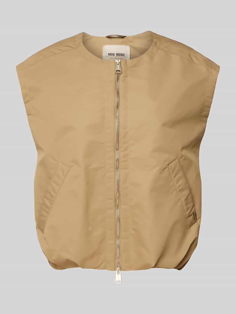 MOS MOSH Gilet met ritssluiting in twee richtingen model 'KURA'