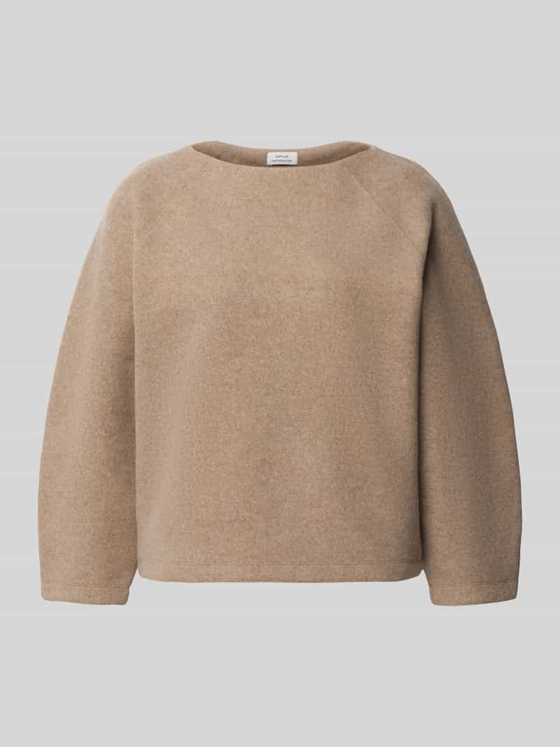 Opus Sweatshirt met boothals model 'Gusera'