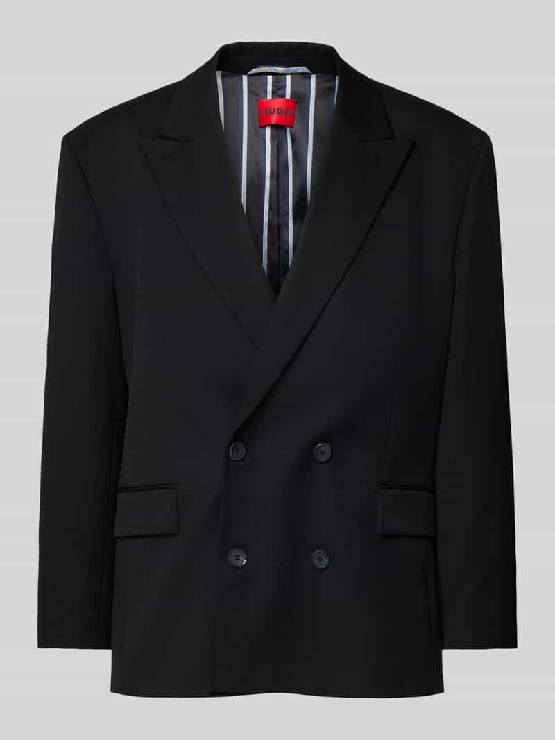 HUGO 2-knoops colbert met reverskraag model 'Ulan'