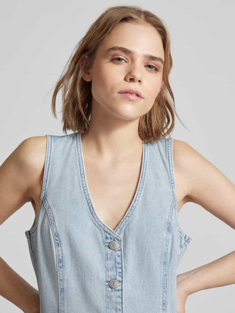 Levi's Jeansjurk met doorknoopsluiting model 'THORA'