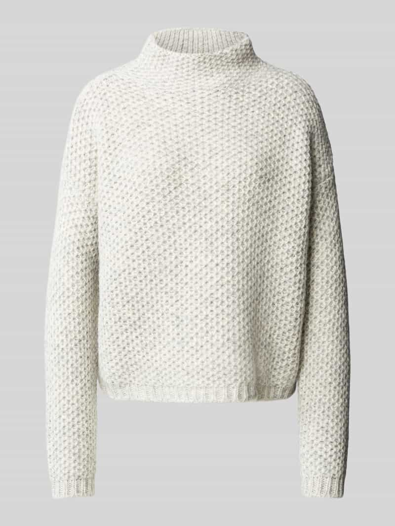 HUGO Gebreide pullover met opstaande kraag, model 'Safineynny'