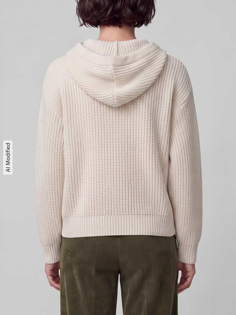 Vero Moda Regular fit pullover met capuchon en tunnelkoord