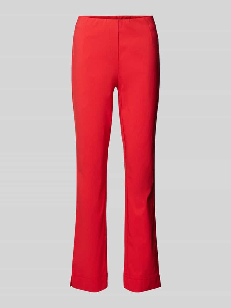 STEHMANN Regular fit broek met siernaden model 'INA'