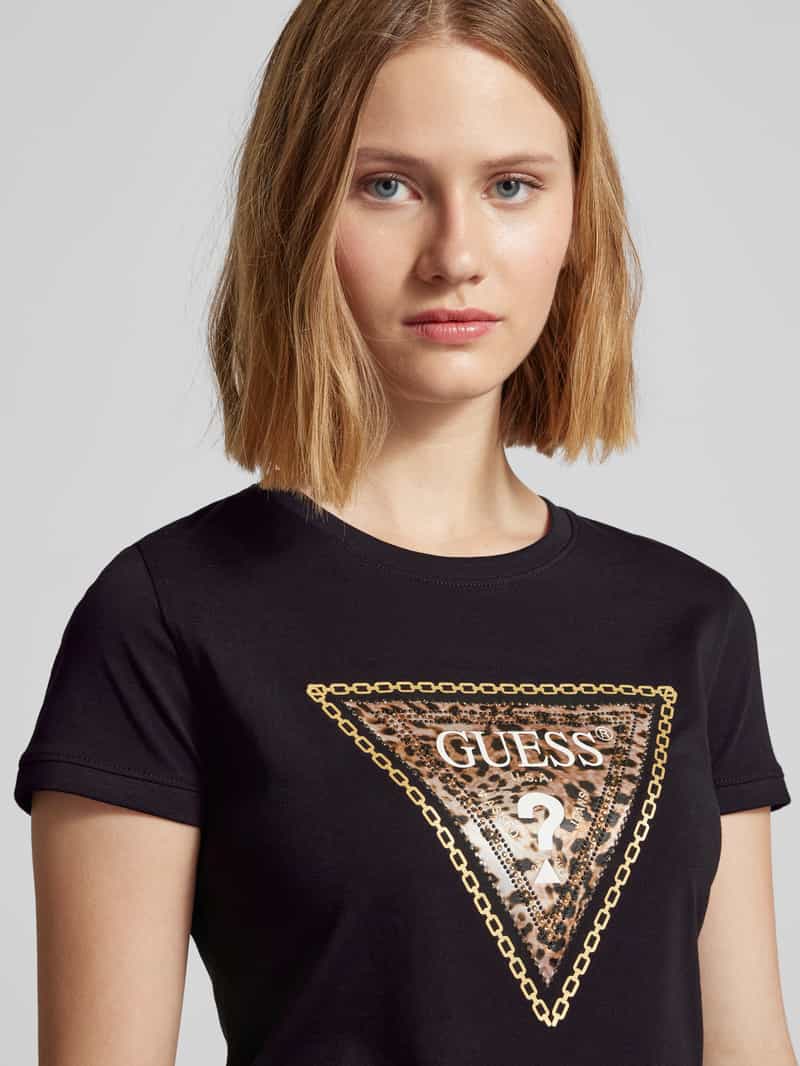 Guess T-shirt met kralen