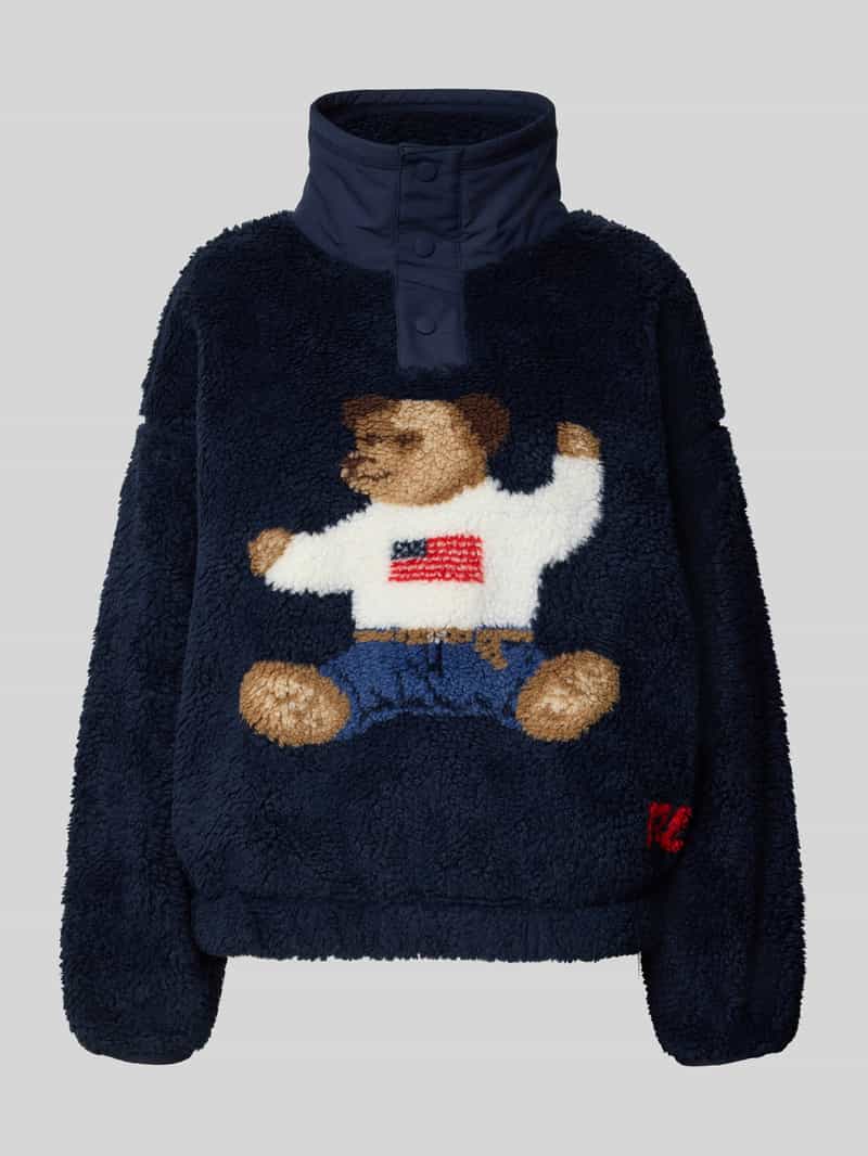 Polo Ralph Lauren Gebreide pullover met opstaande kraag