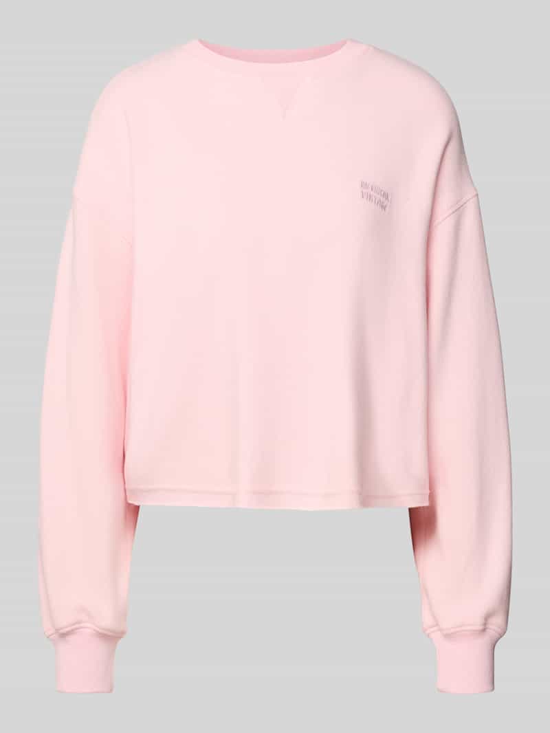 American vintage Kort sweatshirt met labelstitching model 'ETOK'