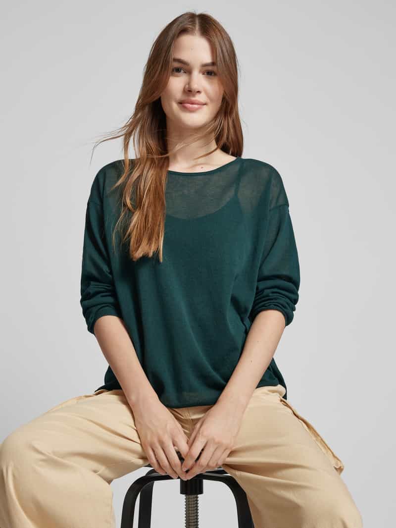 Marc O'Polo Gebreide pullover met extra brede schouders