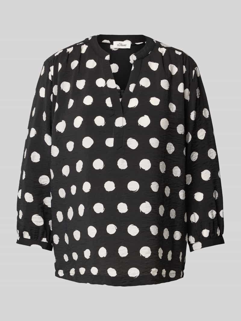 s.Oliver RED LABEL Regular fit blousetop van viscosemix