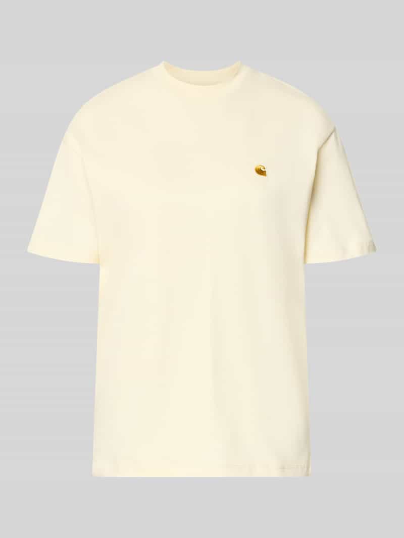 T-shirt met labelstitching