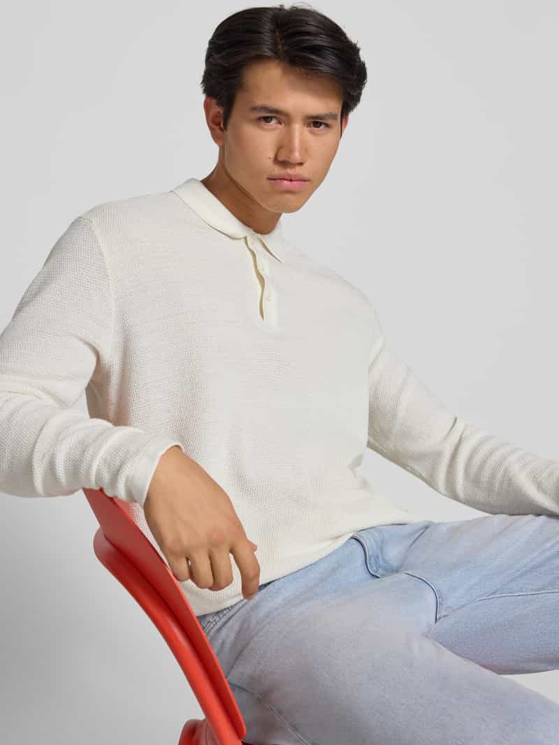 jack & jones Gebreide pullover met kentkraag
