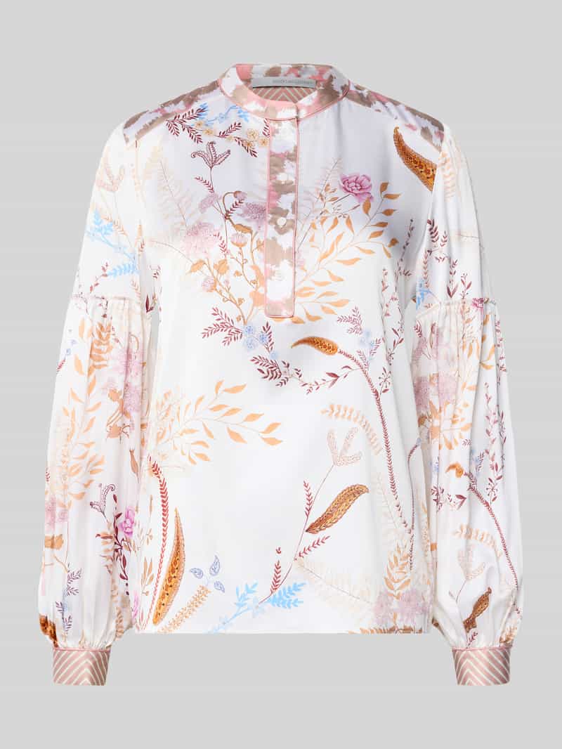 herzensangelegenheit Regular fit zijden blouse met knoopsluiting model 'Sienna'