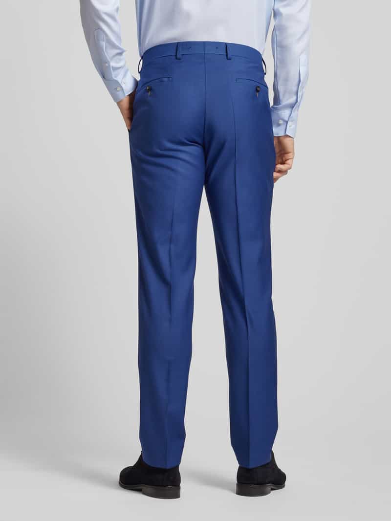 Slim fit pantalon met persplooien Roy Robson