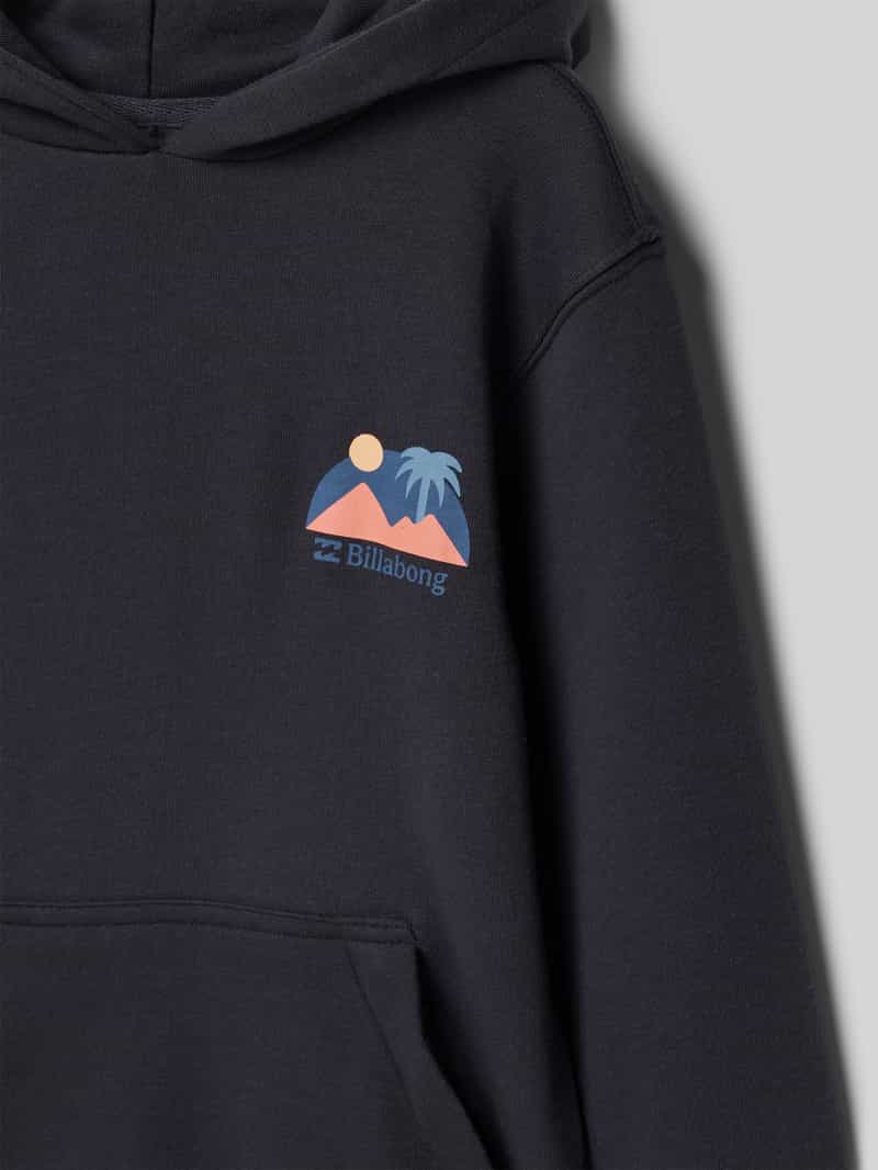 Billabong Hoodie met label- en motiefprint model 'COMPASS'