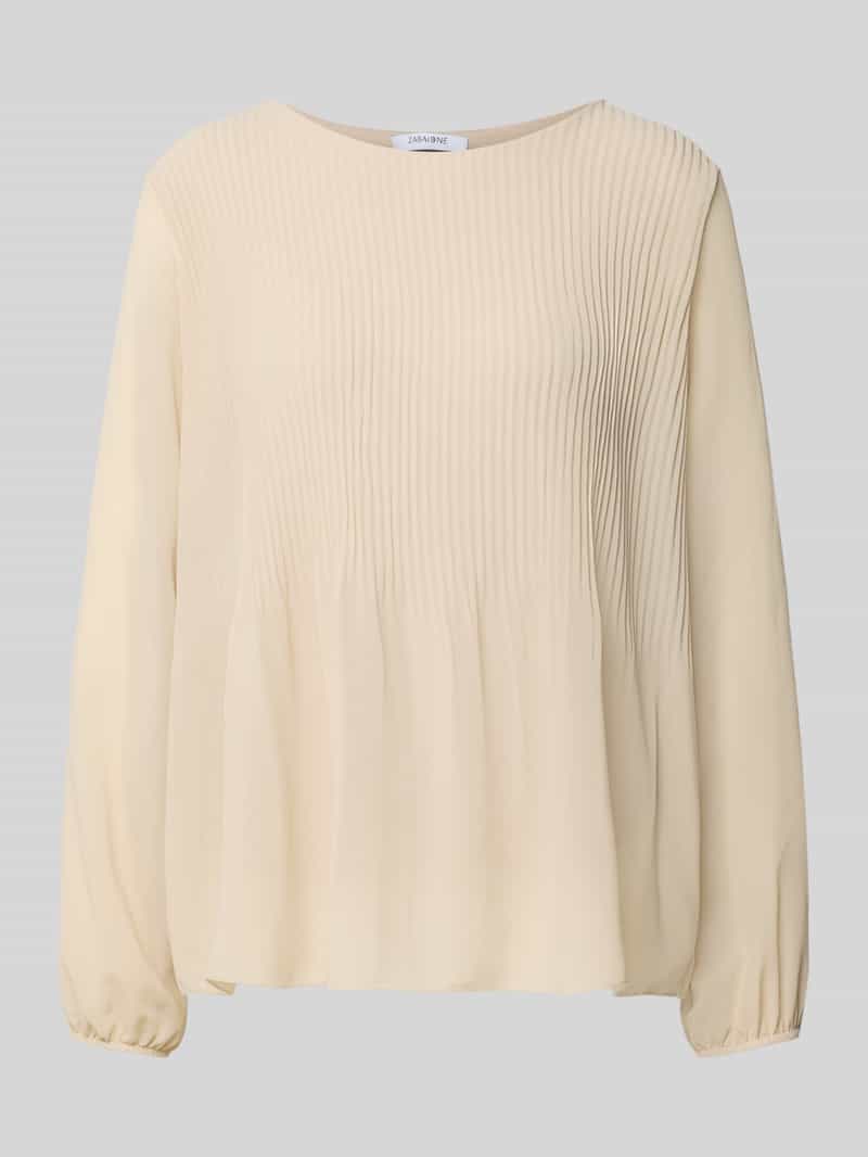 ZABAIONE Blouse met plissévouwen model 'Ev44a'
