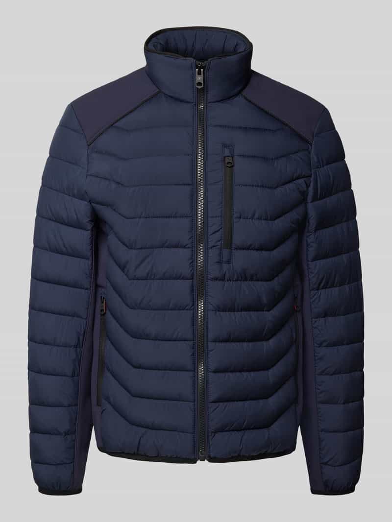 Tom Tailor Regular fit gewatteerd jack met ritssluiting