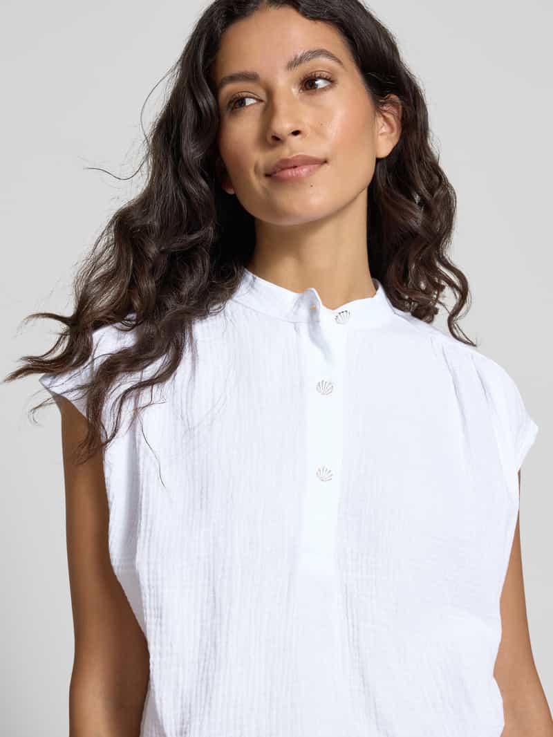 Rich & Royal Regular fit blousetop met knoopsluiting