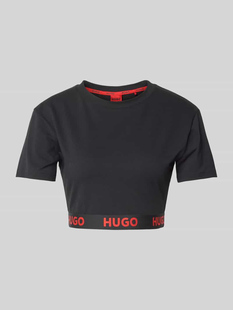 HUGO Kort T-shirt met ronde hals model 'SPORTY'