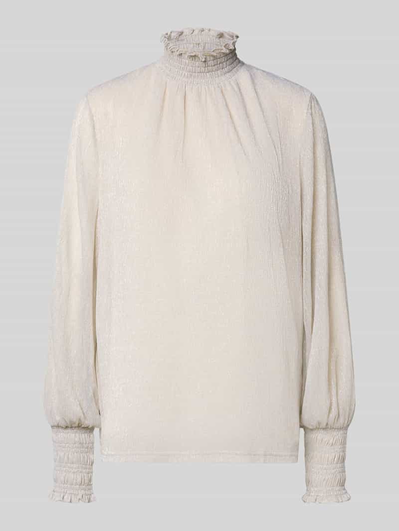 MOS MOSH Blouseshirt met opstaande kraag model 'Ximena'