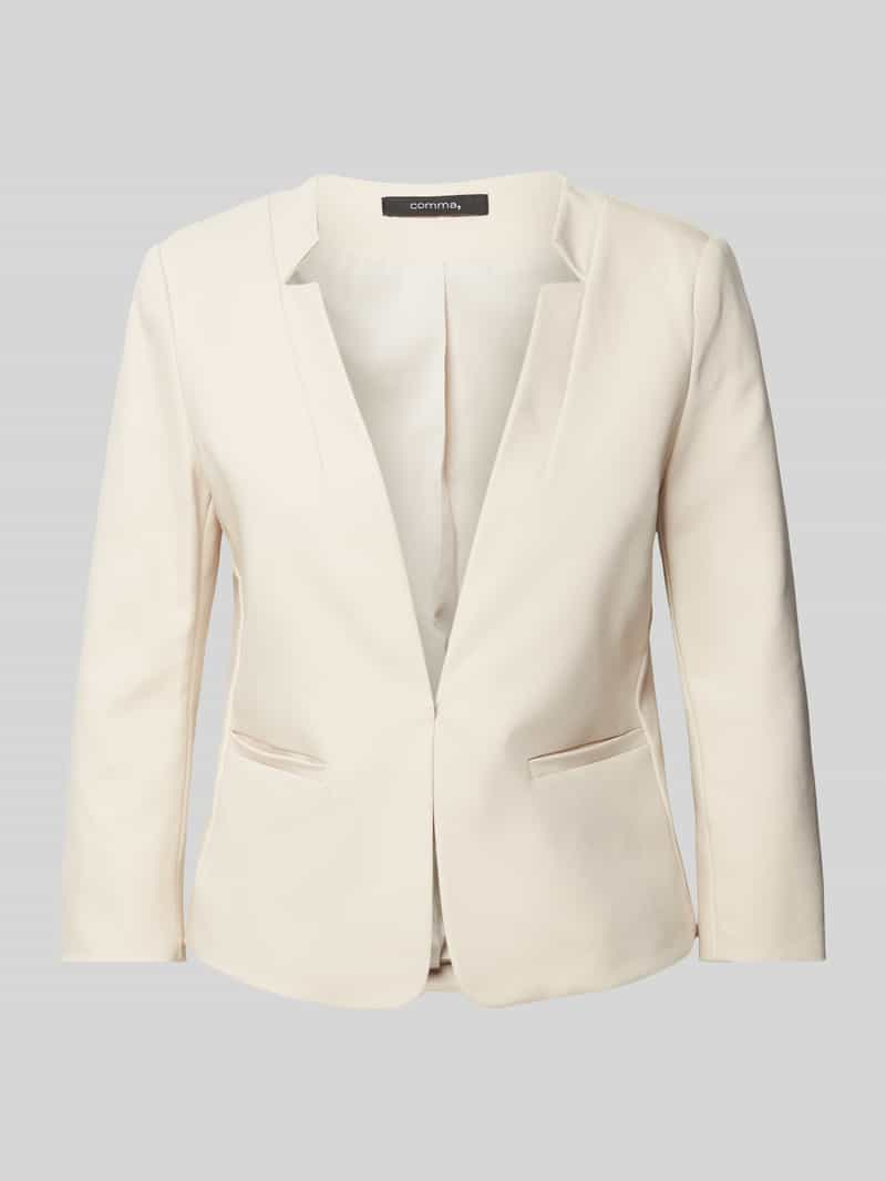 Comma Blazer met strookzakken