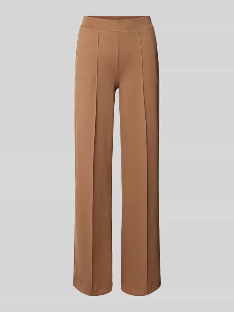 Smith and Soul Straight leg stoffen broek met vaste persplooien