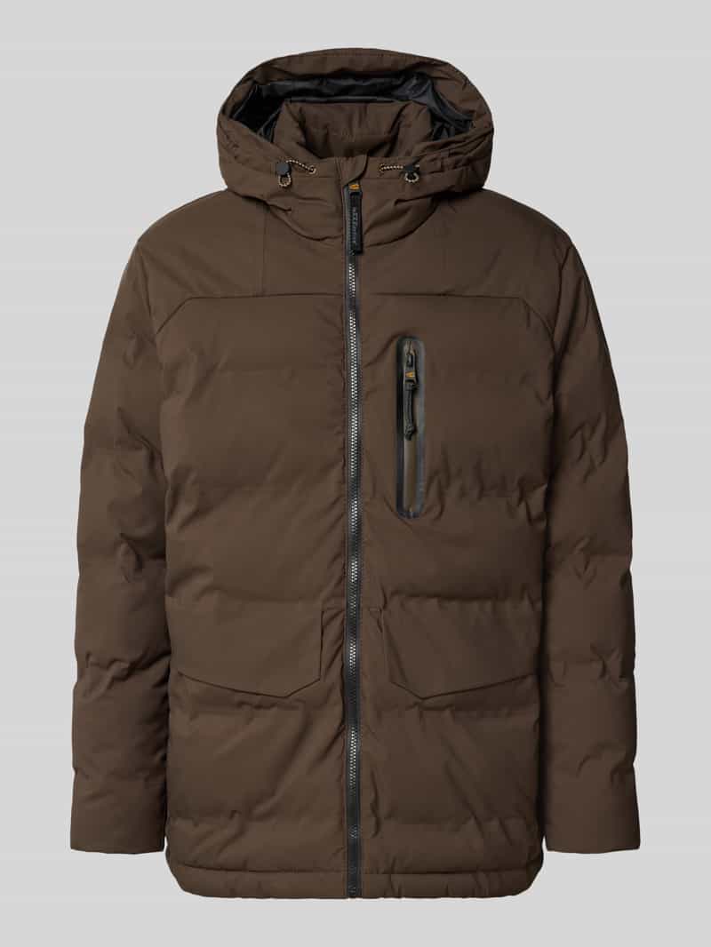 camel active Parka met capuchon en klepzakken model 'TEXXXACTIVE'