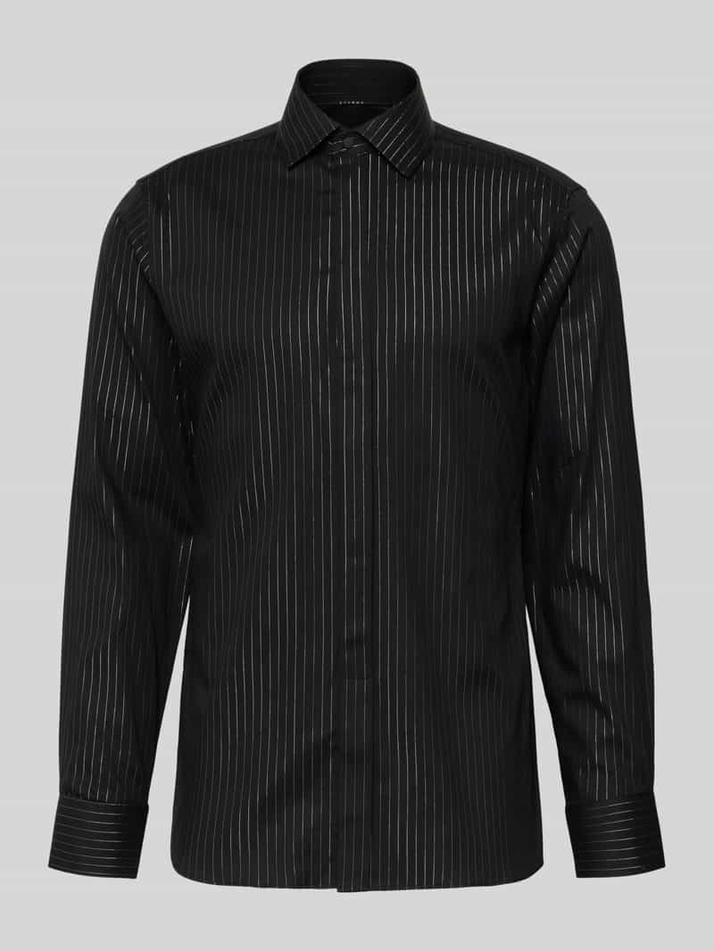 Eterna Slim fit zakelijk overhemd met kentkraag