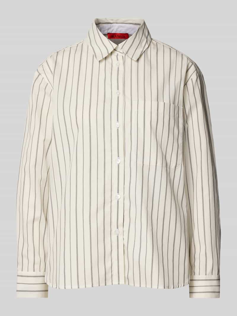 MAX&Co. Regular fit overhemdblouse met borstzak model 'BARI'