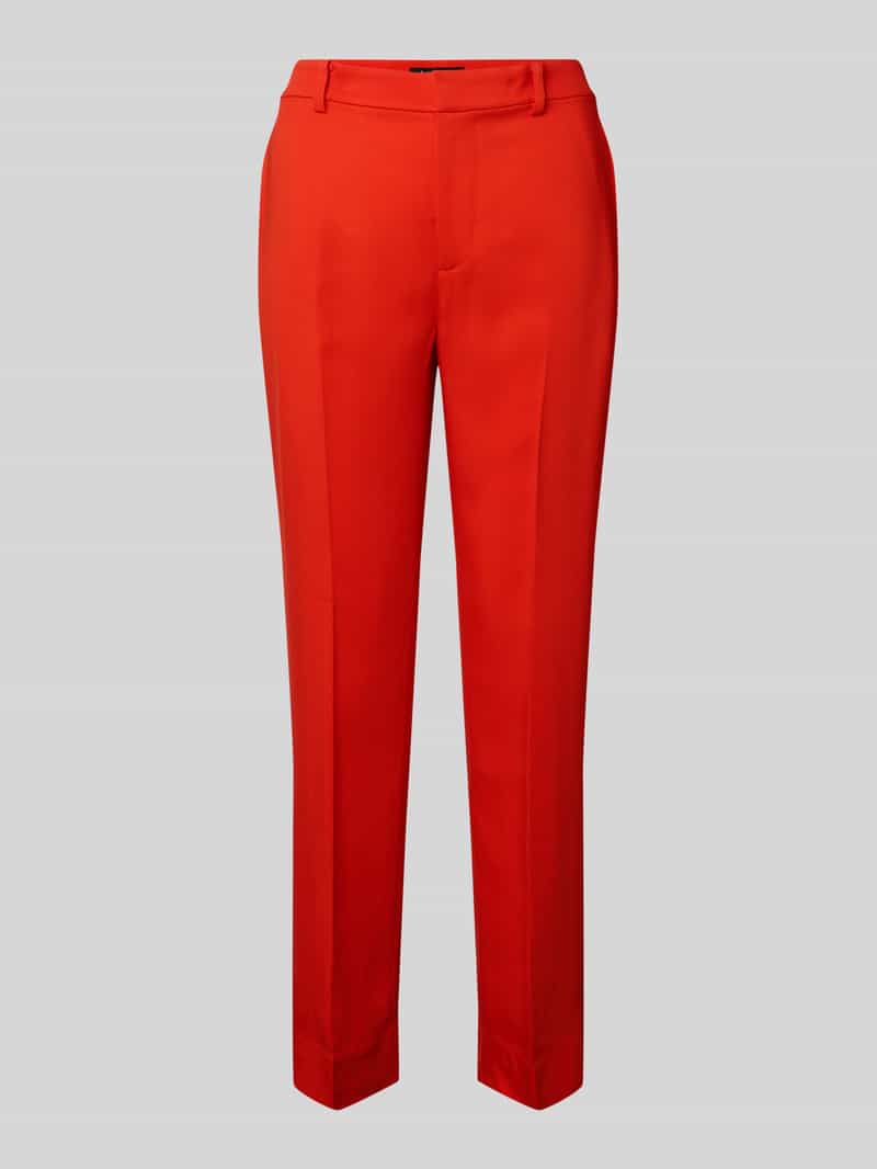 Lauren Ralph Lauren Broek van een mix van viscose en elastaan met persplooien