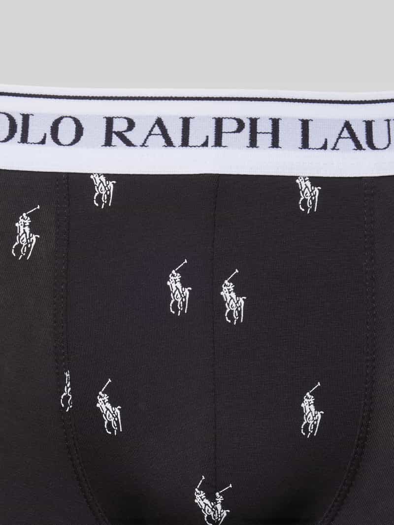 Polo Ralph Lauren Underwear Boxershort met elastische band met logo in een set van 3 stuks