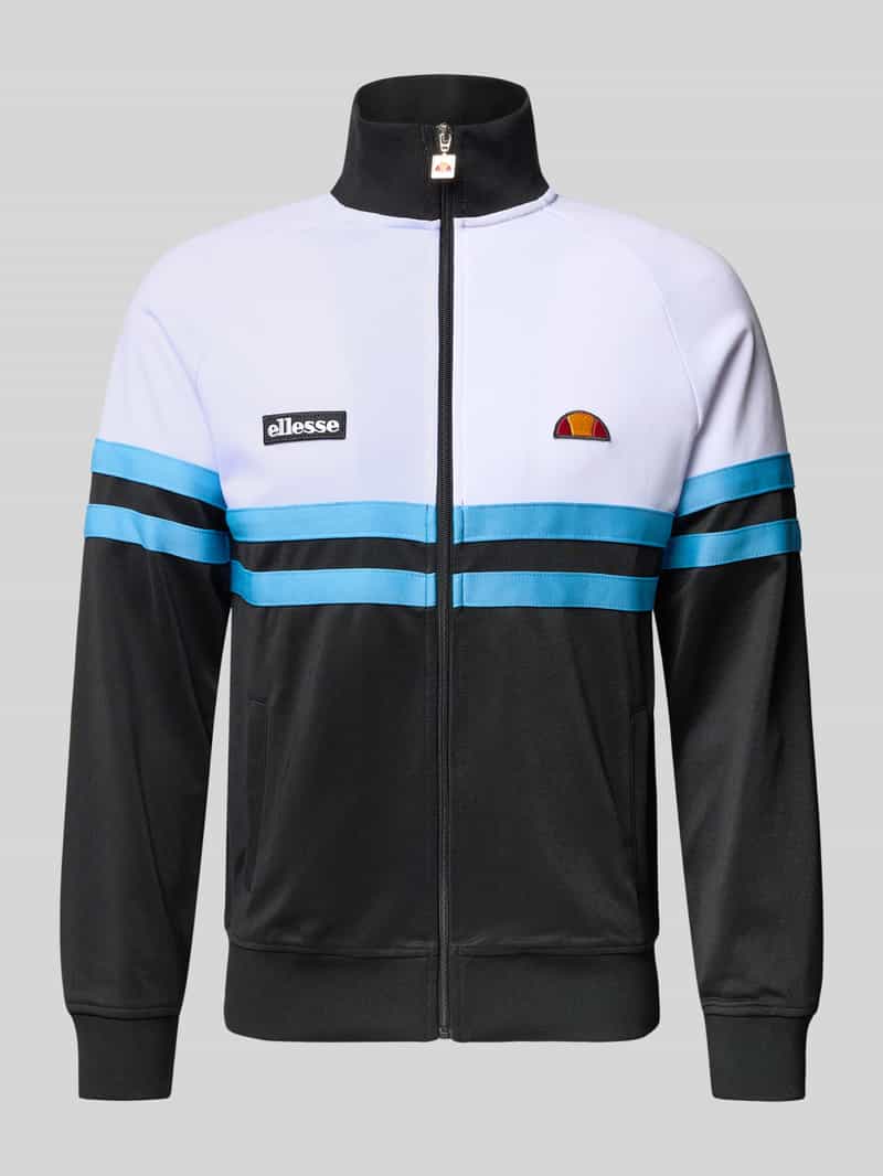 Ellesse Sweatjack met labelpatch model 'RIMINI''