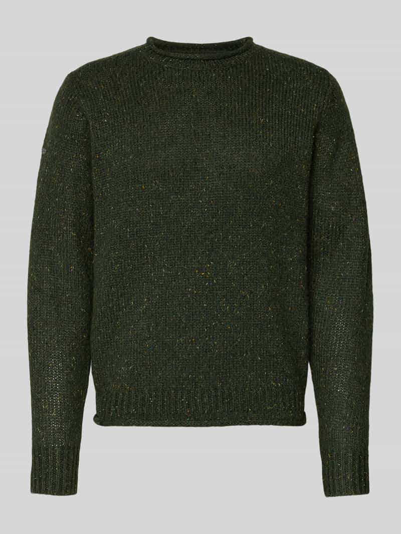 Superdry Gebreide pullover met ronde hals model 'Donegal Jumper'