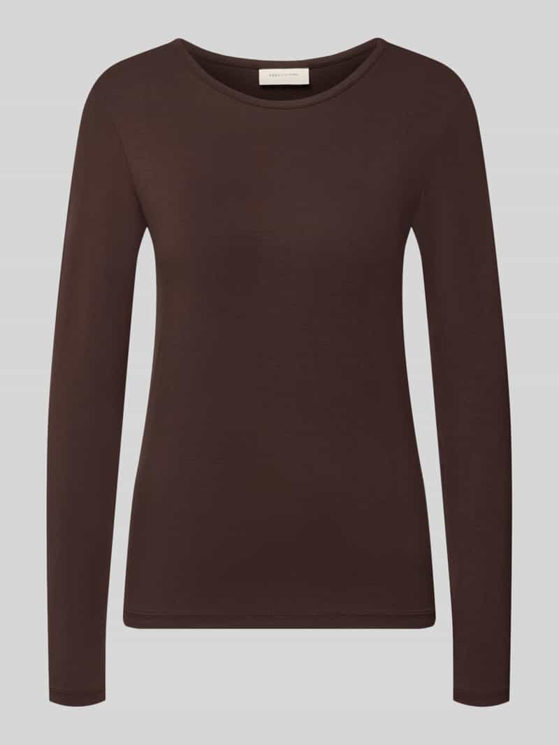 FREE QUENT Shirt met lange mouwen van mix van viscose en elastaan model 'Liana'