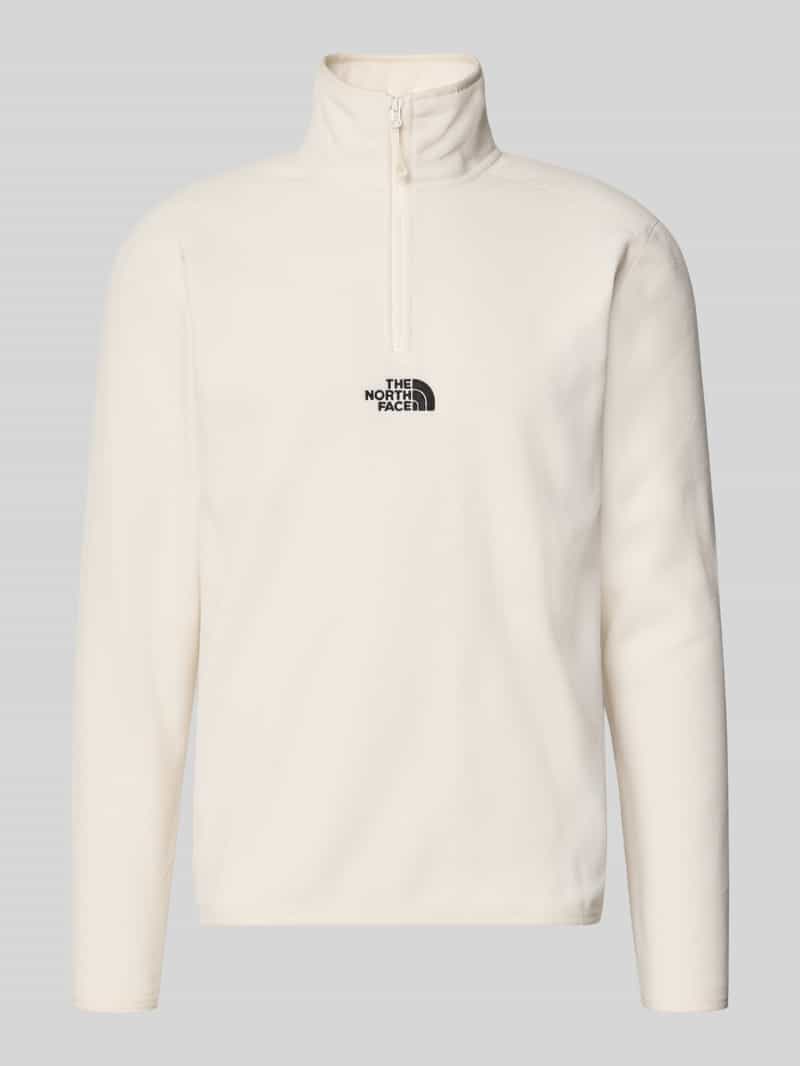 Fleecepullover met labelstitching
