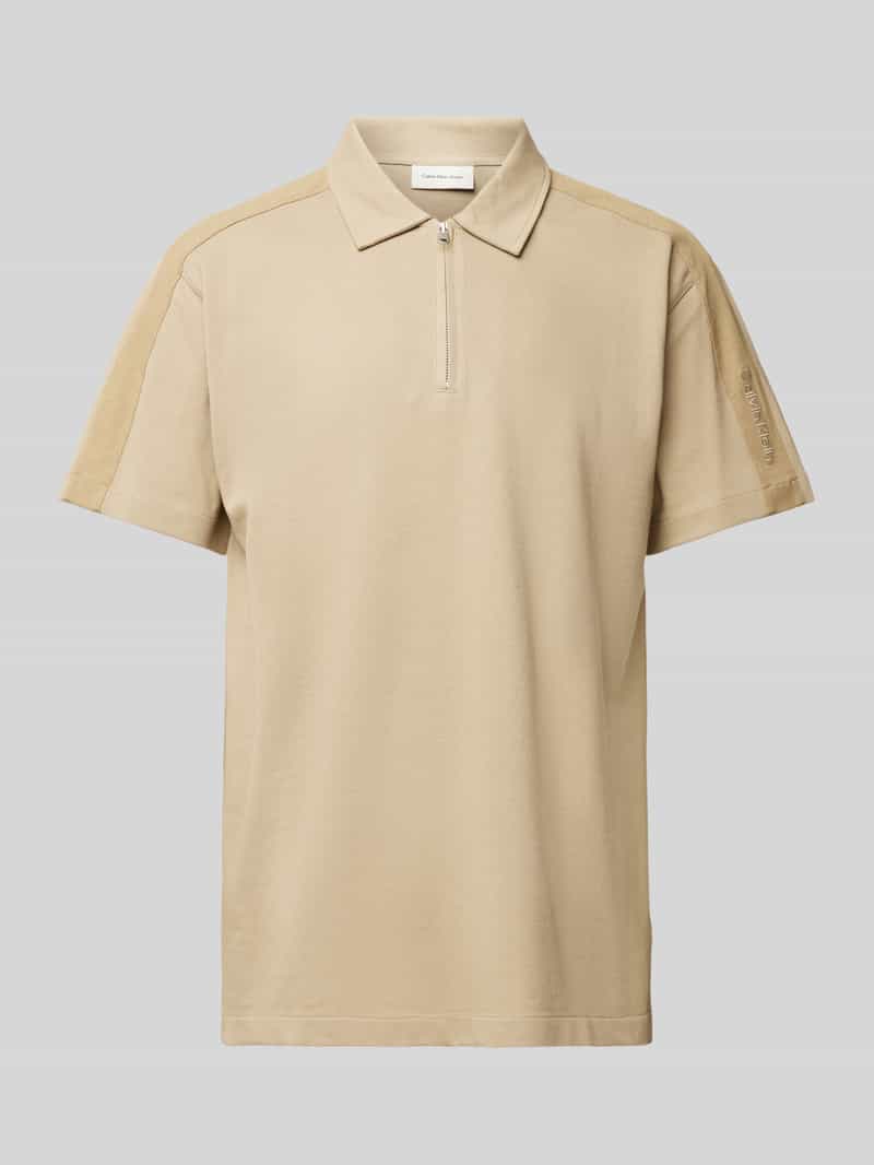 Calvin Klein Jeans Poloshirt met labeldetail