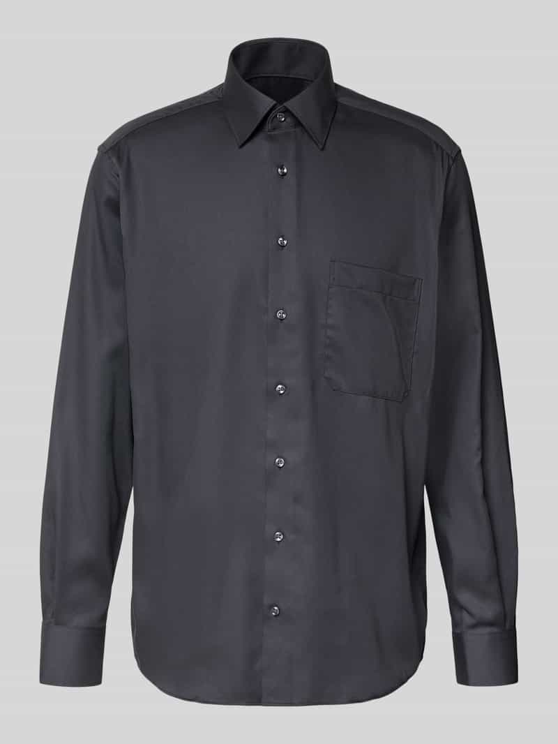 Eterna Comfort fit zakelijk overhemd met knoopsluiting