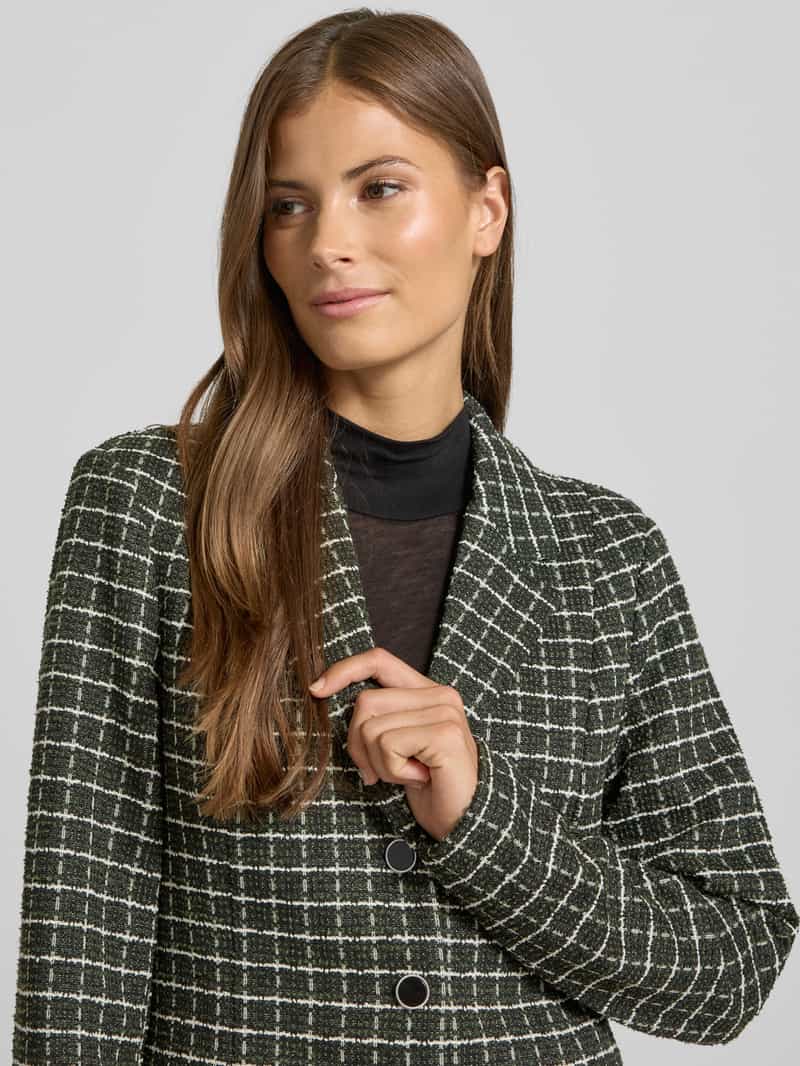 Ichi Slim fit blazer met reverskraag model 'KATE'