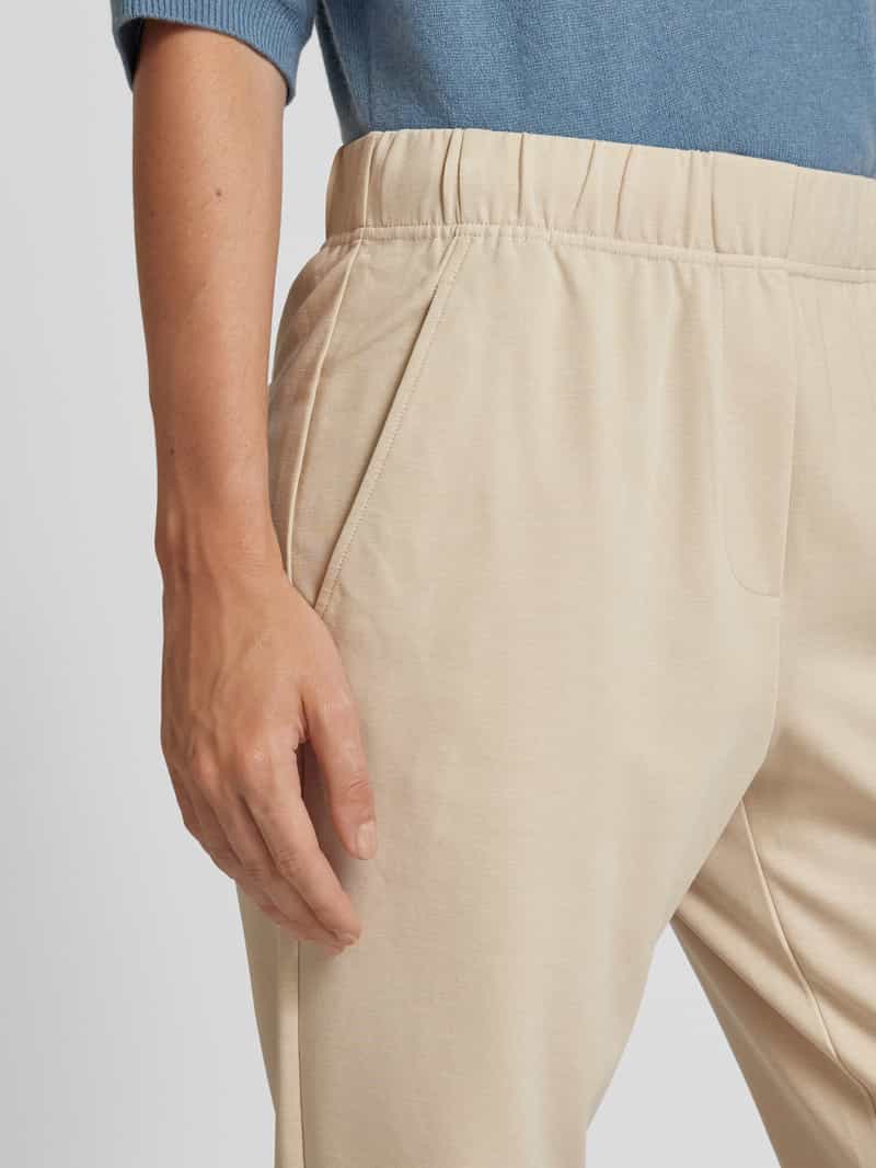 Weekend Max Mara Regular fit stoffen broek met elastische band model 'ELFO'