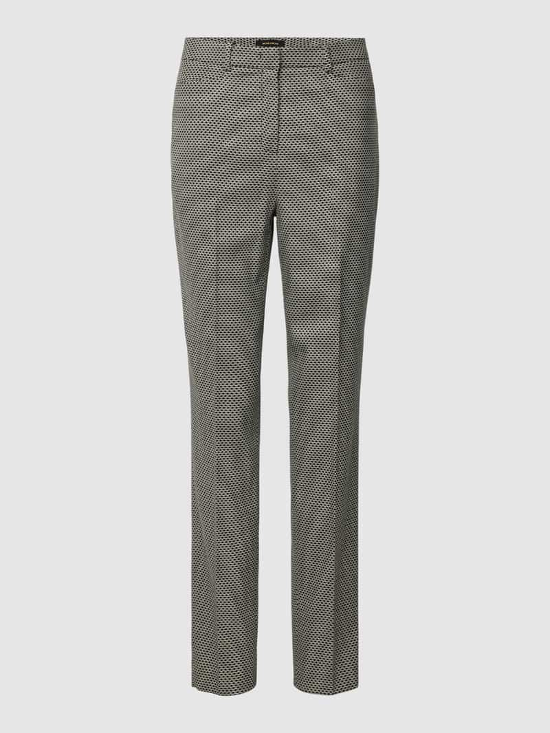 MORE & MORE Stoffen broek met all-over motief