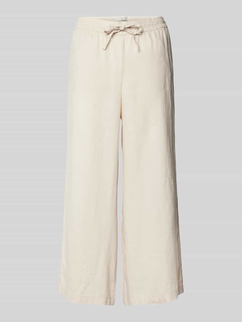 Christian Berg Woman Regular fit linnen broek met elastische band