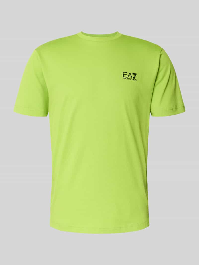 EA7 Emporio Armani T-shirt met labelprint