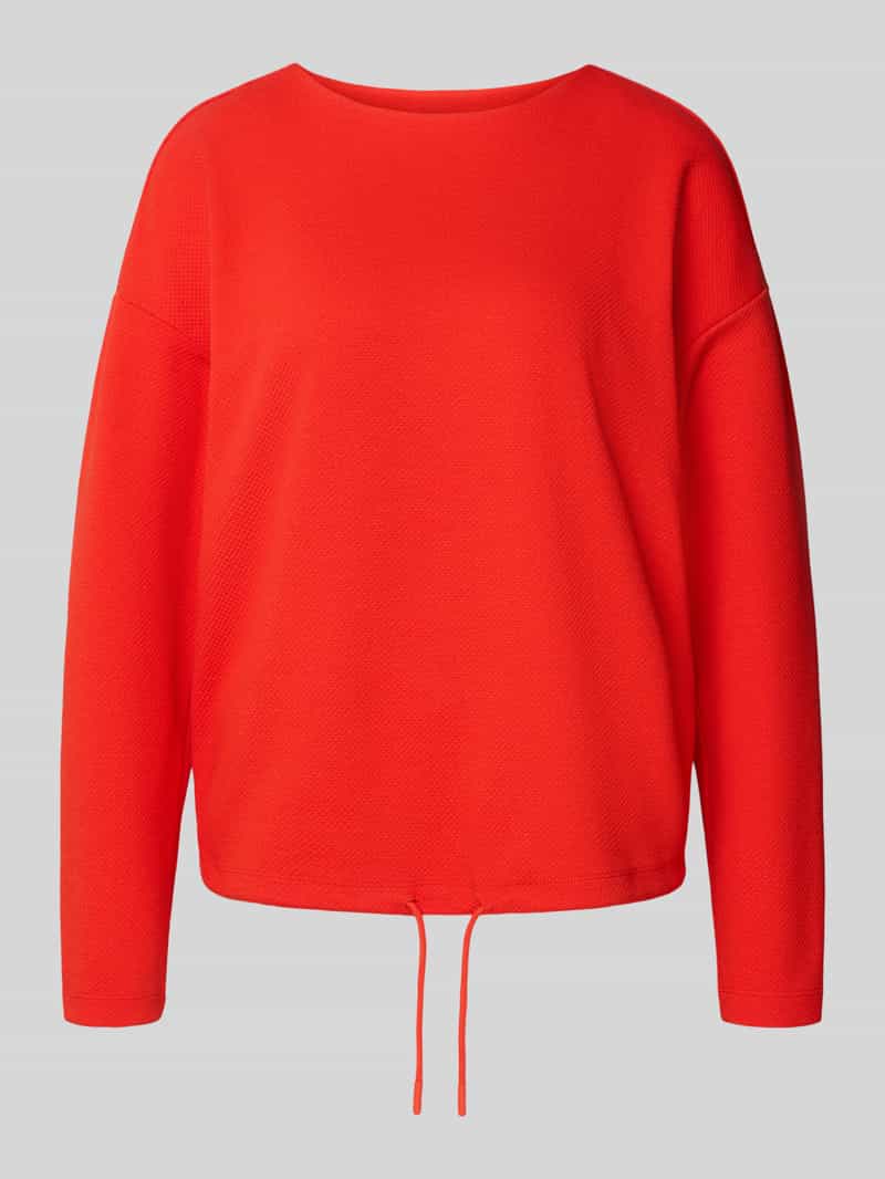 Jake*s Casual Longsleeve met ronde hals