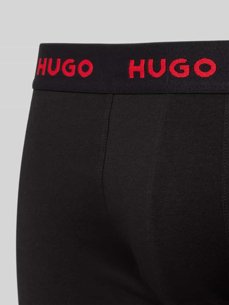 HUGO Boxershort met elastische band in een set van 3 stuks