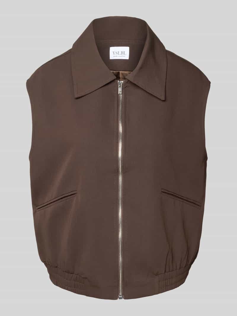 VILLA SOPHIE Gilet met platte kraag model 'TOSCA'