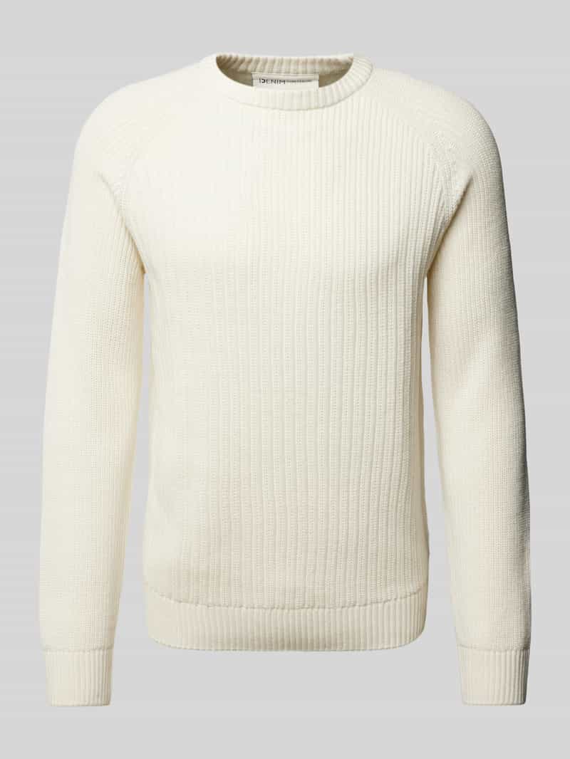 Tom Tailor Denim Regular fit gebreide pullover van katoenmix met structuurmotief