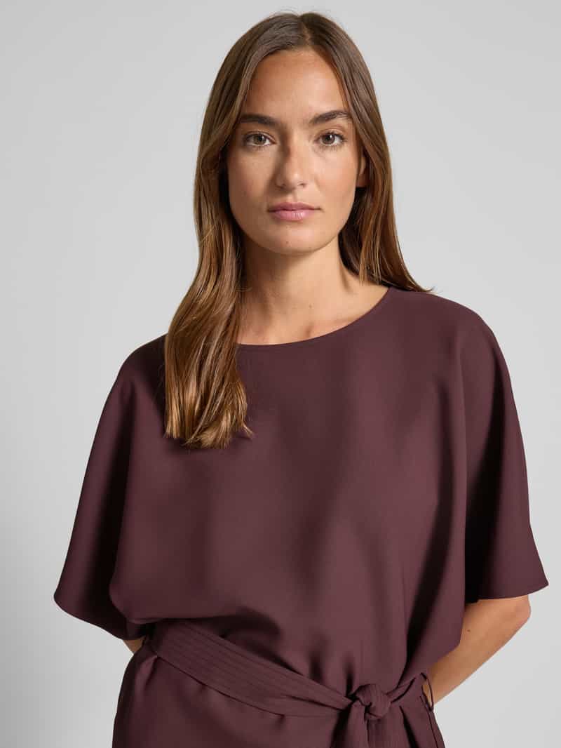 MOS MOSH Blouseshirt met strikceintuur model 'Rikala Miley'