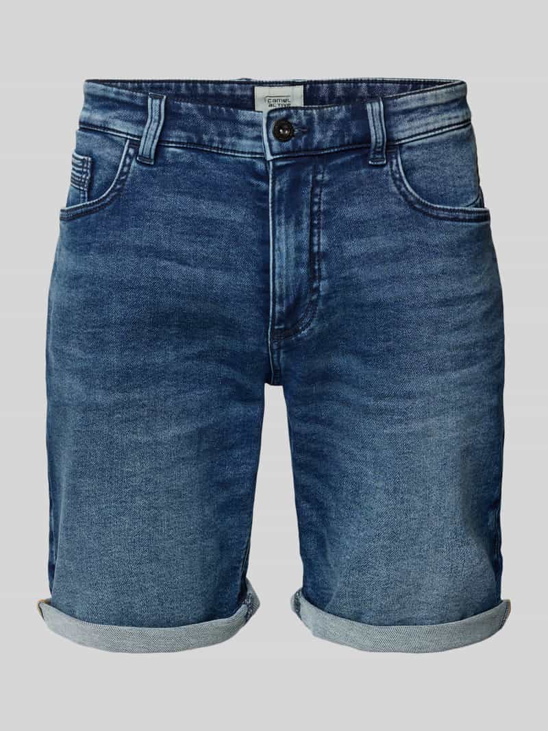 camel active Korte regular fit jeans in 5-pocketmodel