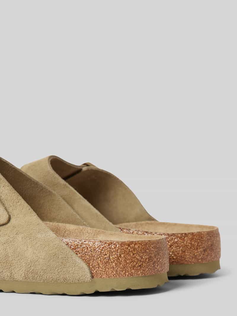 Birkenstock Slippers van leer met doornsluiting model 'Arizona'