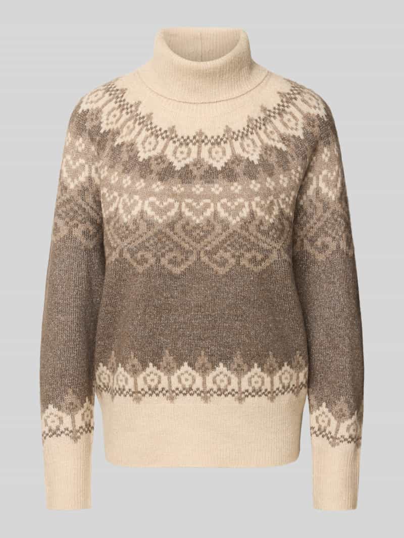 FREE QUENT Gebreide pullover met ribboorden model 'Merla'